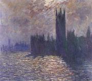 Claude Monet Houses of Parliament,Reflections on the Thames Sweden oil painting artist
